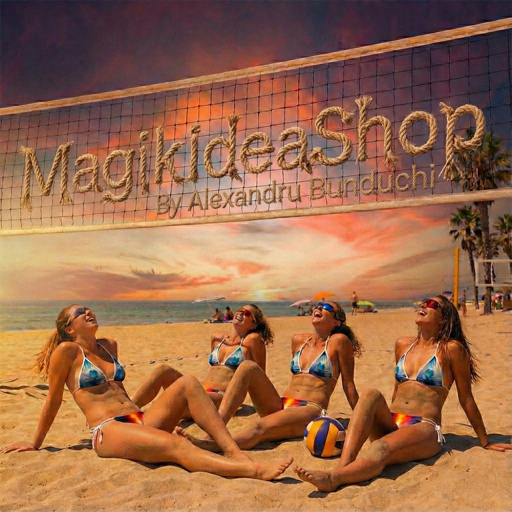 Ocean Heart Glow - Bikini set premium scintillante