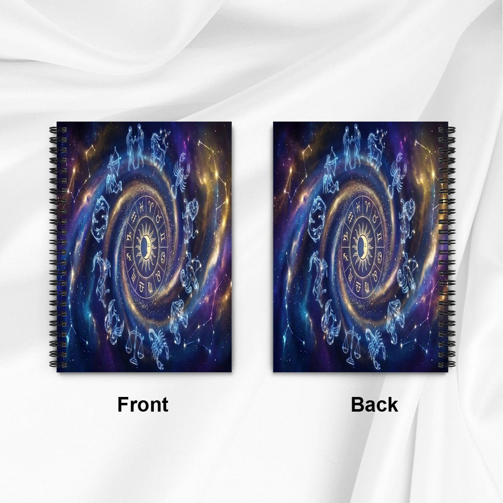 Celestial Manifestation Journal | Witchy Spiral Notebook (165 Pages)