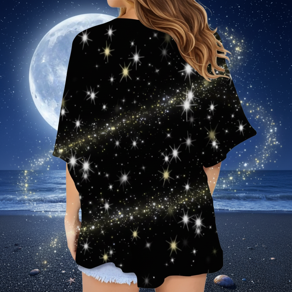 Cardigan kimono nero