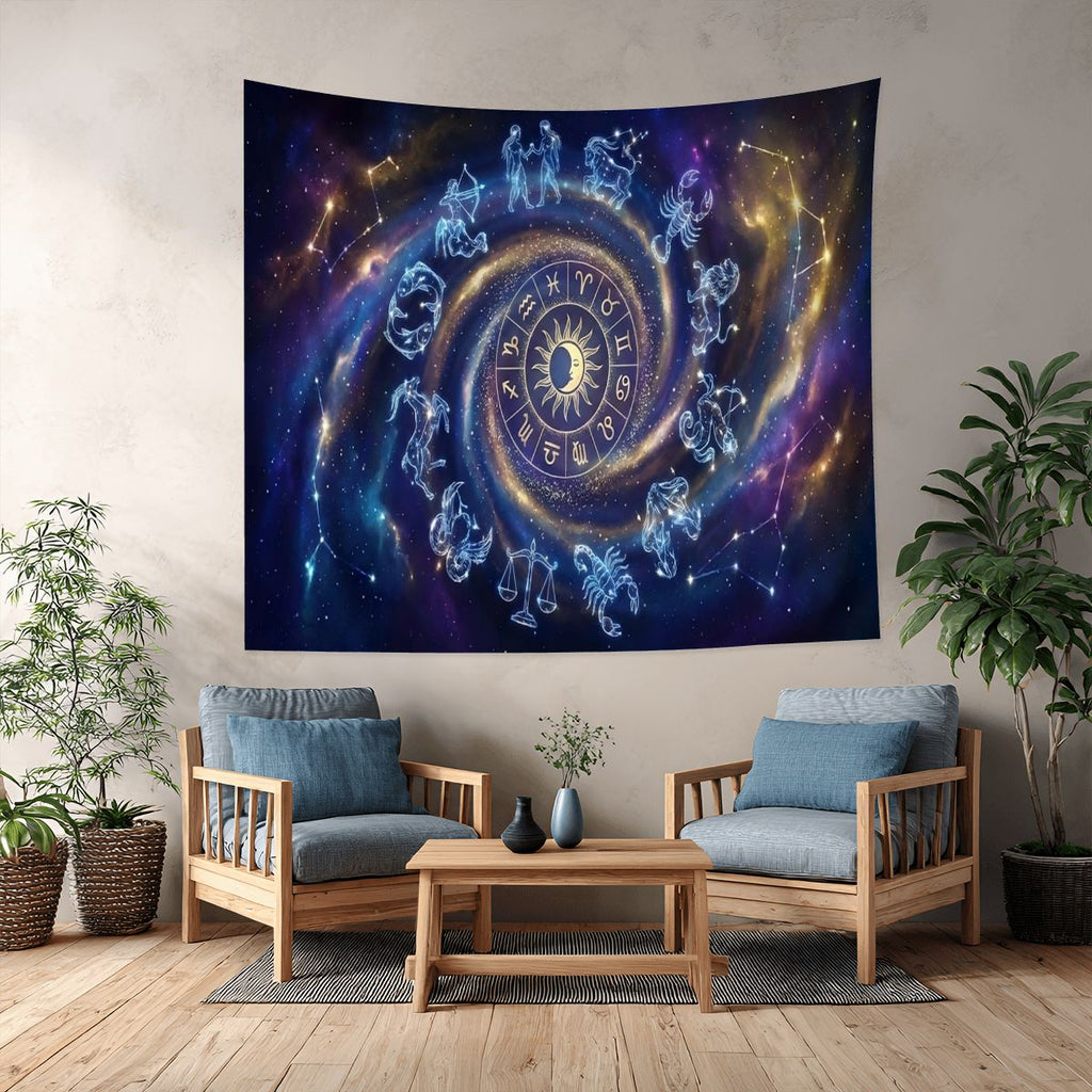 Celestial Galaxy Wall Tapestry | Made in USA (60"x50")