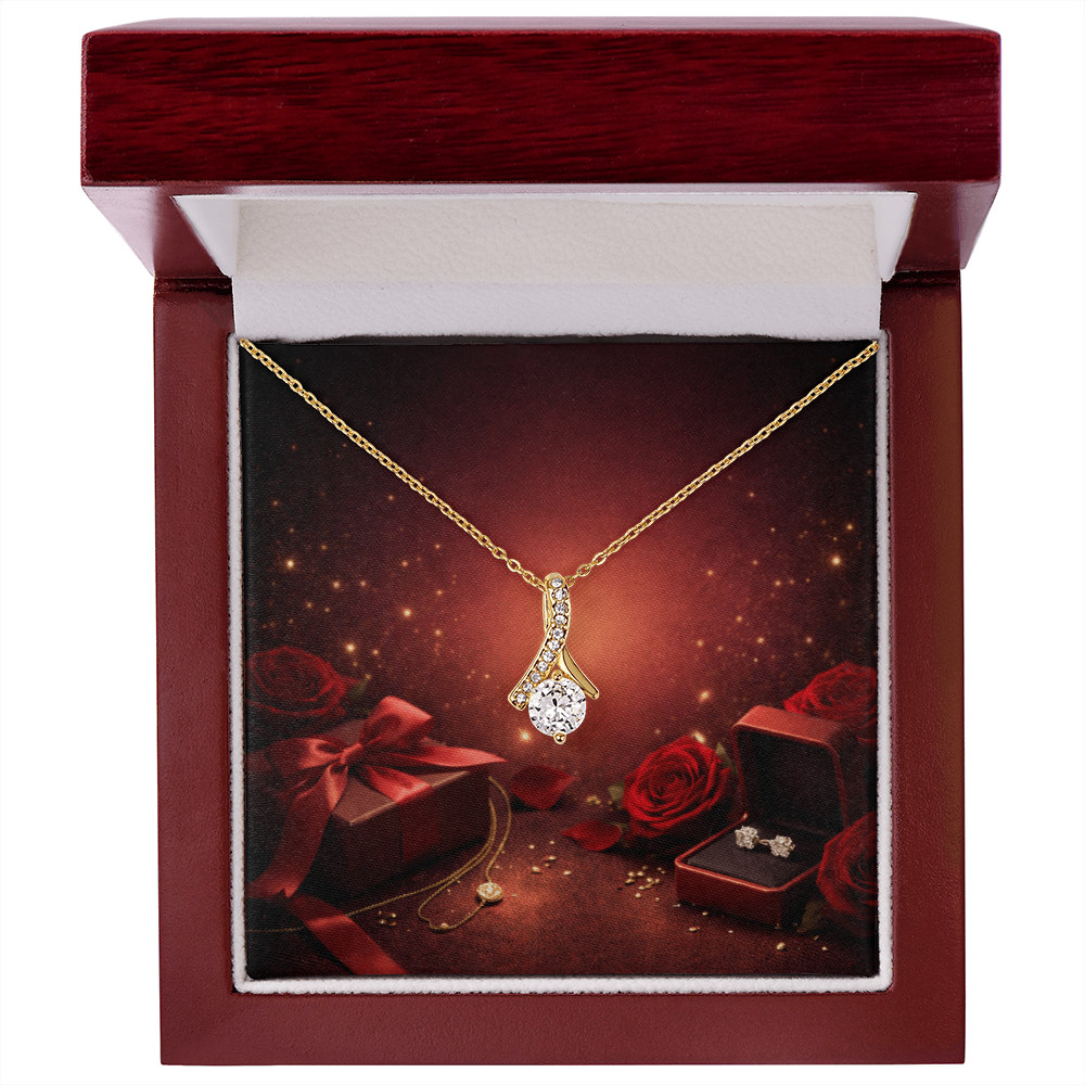 Alluring Beauty™ Ribbon Necklace – A Timeless Symbol of Grace & Love