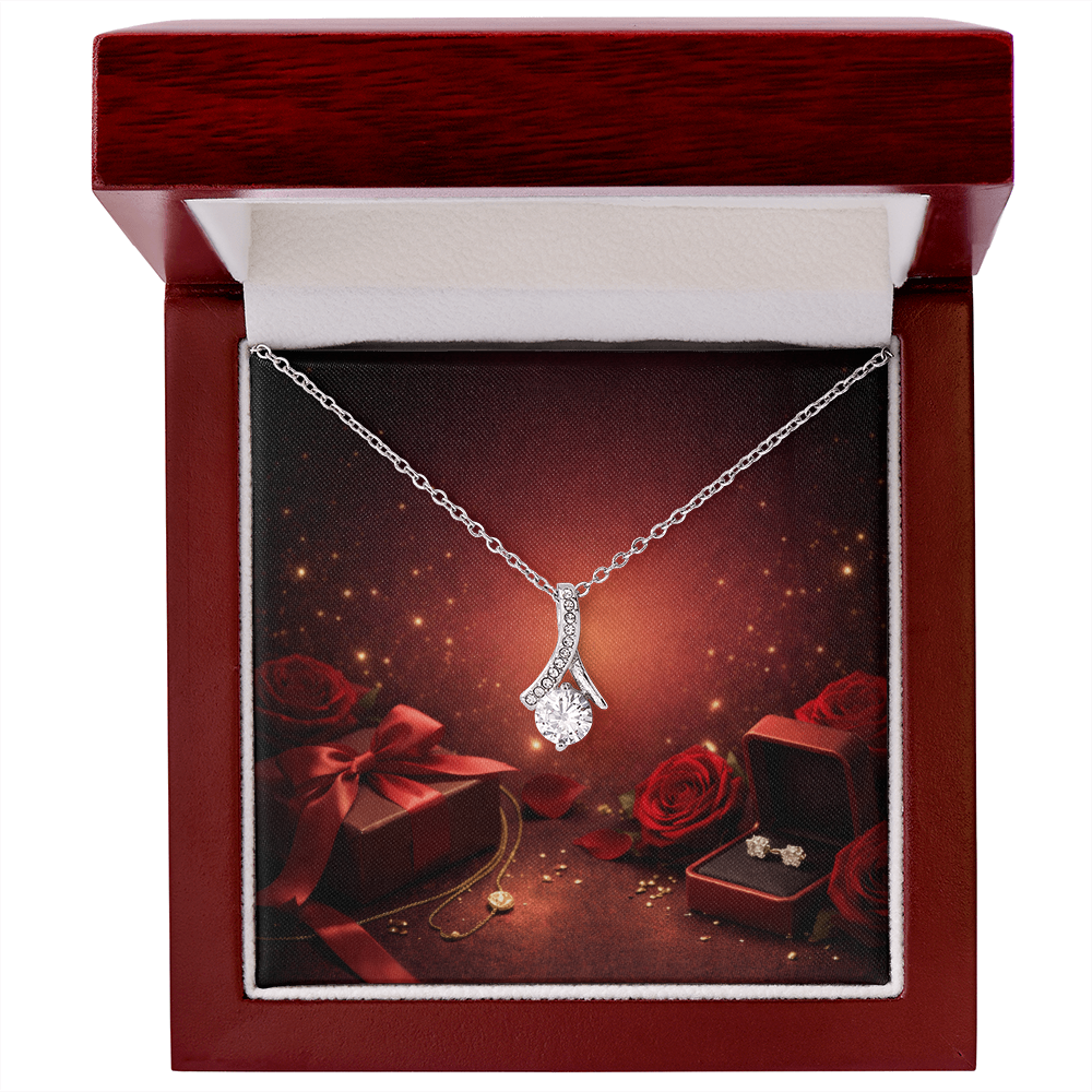 Alluring Beauty™ Ribbon Necklace – A Timeless Symbol of Grace & Love