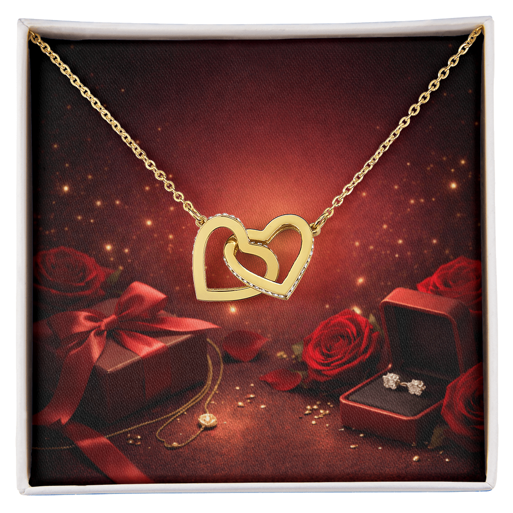 Interlocking Hearts Necklace – Two Hearts, One Destiny