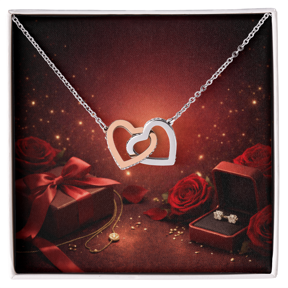 Interlocking Hearts Necklace – Two Hearts, One Destiny