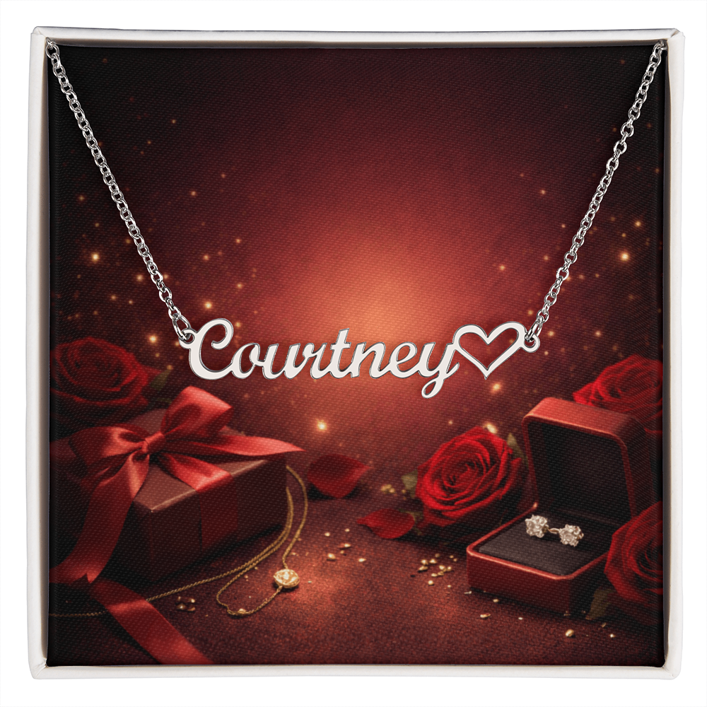 Personalized Heart Name Necklace – A Timeless Symbol of Love