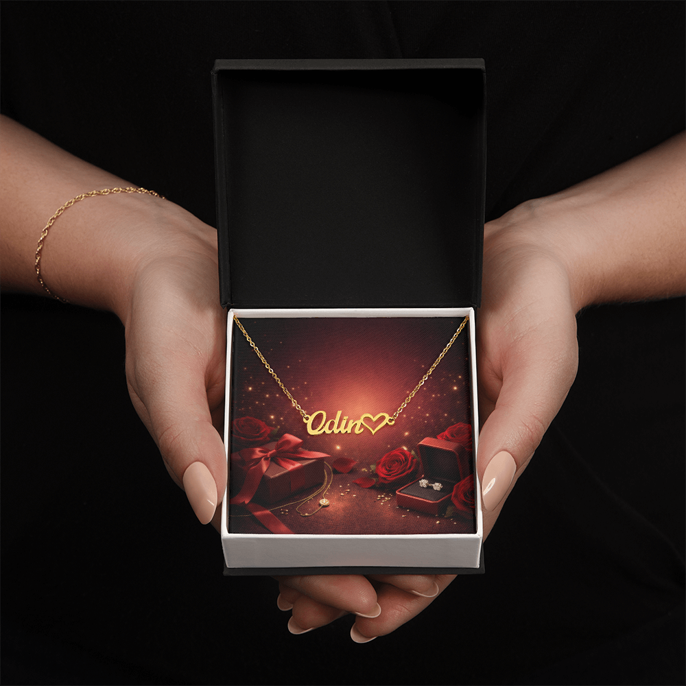 Personalized Heart Name Necklace – A Timeless Symbol of Love