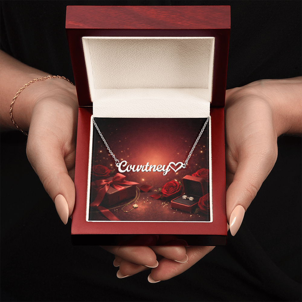 Personalized Heart Name Necklace – A Timeless Symbol of Love