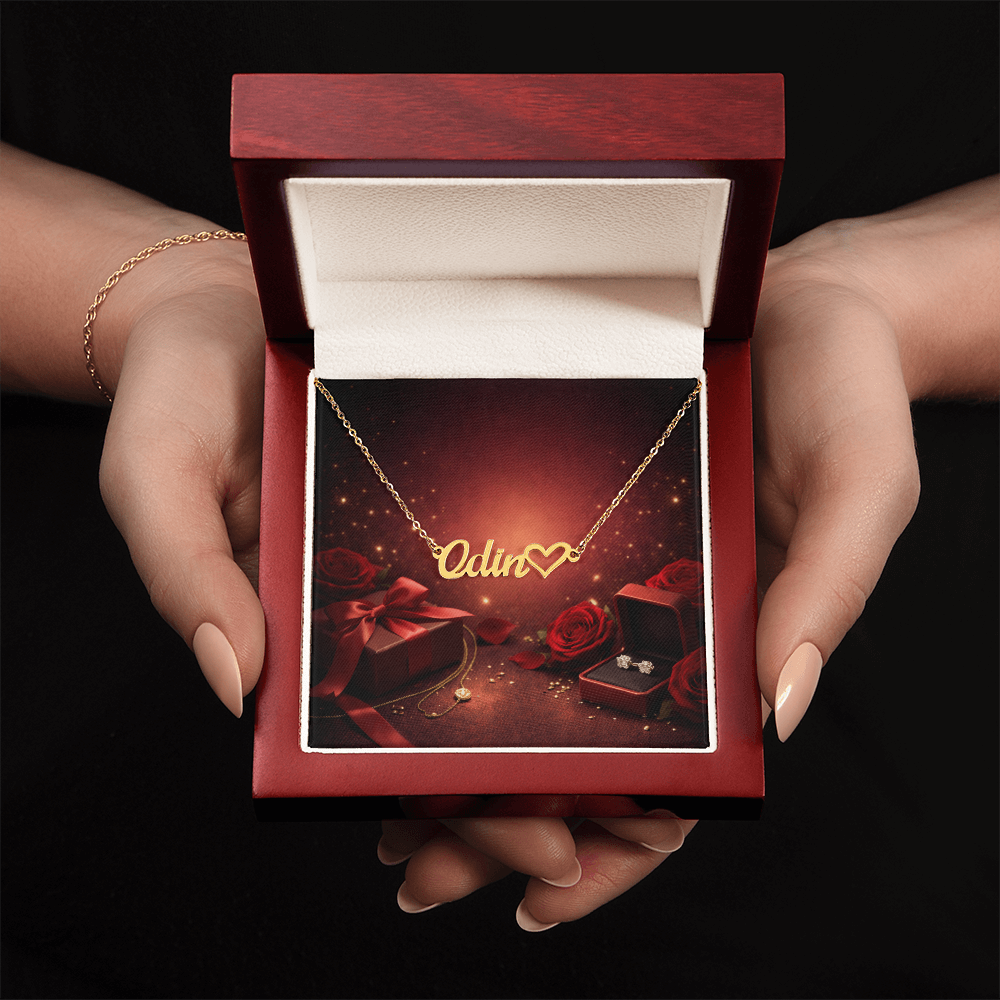 Personalized Heart Name Necklace – A Timeless Symbol of Love