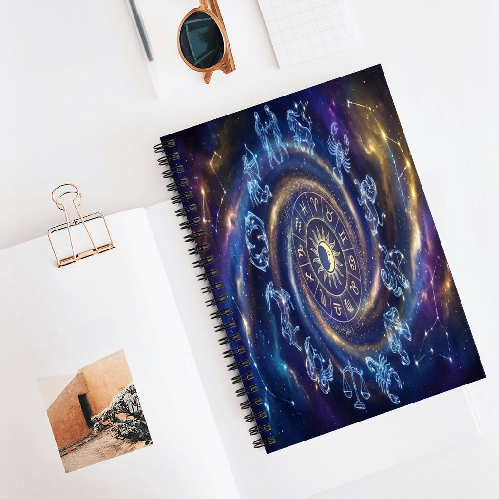Celestial Manifestation Journal | Witchy Spiral Notebook (165 Pages)
